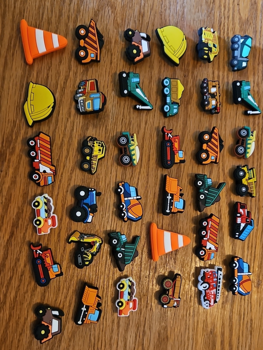 Construction Shoe Charms